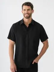 Elliotts Essential Black Short Sleeve Shirt