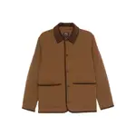 [A.p.c.] A. p.c. Quilted-pattern Jacket XS BROWN