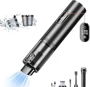 Rulsen Cordless Car Vacuum Cleaner 14000Pa, Handheld Vacuum Portable Dust Buster Vacuum Small Vacuum Cleaner for Vehicle,Pet,Home, LED Display & Lightweight & Low Noise & Rechargeable
