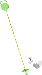 Vaveren Golf Flagstick and Cup, Golf Pin and Cup Set, Fiberglass Stick Portable Golf Flagpole with Handle, Golf Hole Cup for Yard