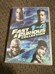 Fast & Furious Collection: 1-4 (DVD, 2020, Universal) Vin Diesel/Paul Walker NEW