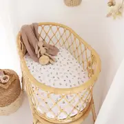 Snuggle Hunny Garden Friends Organic Bassinet Sheet / Change Pad Cover