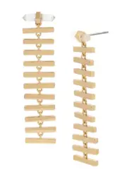 Allsaints Quartz Stone Bar Linear Earrings W1023