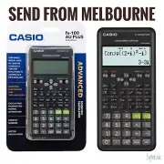 NEW Casio Scientific Calculator FX100AUPLUS 2nd Edition FX-100AU PLUSII School