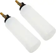 HEALLILY 2Pcs Durable Brake Oil Replacement Refill Bottle Vacuum Brake Bleeder for Easy Brake Fluid Change Compatible with Multiple Car Models and Brands