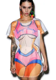 [Bunny Dreamz] Bunny Body Mesh Tee