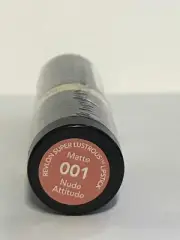 Revlon Super Lustrous Lipstick, Matte, # 001 Nude Attitude ( Single )