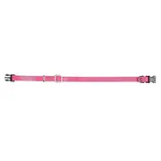 Prestige Pet 3/8 Inch Adjustable Nylon Puppy Collar Hot Pink 23-36cm
