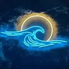 Sunrise - Sunset Neon Sign Wall Decor LED Neon Light for Kids Room, Bar, Restaur