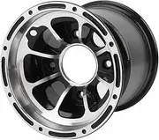 ATV Wheel Rim, 8in High Strength Aluminum Alloy for Quad Bike, Go Kart, Cart (Rear Wheel)