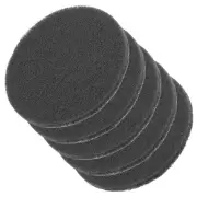 5pcs 5" 1000 Grit Drill Powered Brush Buffing Scrub Pads Household Cleaning Tool