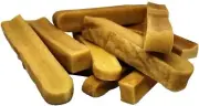 Himalayan Yak Milk Dog Chews, Yak Dog Food Treat Medium-10Pcs Long Lasting Chews