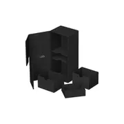 Ultimate Guard Twin Flip'n'Tray 266+ XenoSkin Monocolor Black Deck Box