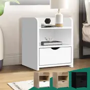 ALFORDSON Bedside Table Nightstand Storage Drawers White