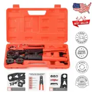 Portable iCrimp PEX Crimper Kit - Includes Free Gauge & Pipe Cutter Features