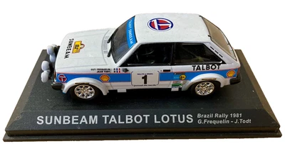 IXO 1/43 scale Rally Series Sunbeam Talbot Lotus Brazil Rally 1981