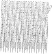 DEARMAMY Small Size Eyeliner Brush 10pcs Disposable Makeup Tools for Precision Eye Lip Lash Application