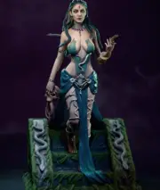 75mm Resin Medusa Unpainted Unassembled