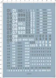 Universal 1/100 1/144 1/60 RG HG MG PG Number GDM Water Decal Grey White