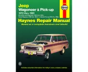 Jeep Wagoneer Pickup covering Wagoneer 7283 Grand Wagoneer 8491 Cherokee 7283 JSeries pickups 7288 Haynes Repair Manual USA by Haynes Publishing