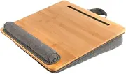 Qianly Portable Lap Laptop Desk Lap Working Tray, Lightweight, with Cushion, Laptop Stand, Lap Tray Table, for Bed Office, Car Home