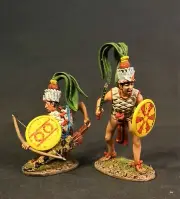JOHN JENKINS AZTECS & CONQUISTADORS TX-08 TLAXCALTEC WARRIORS MIB