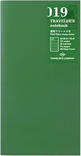 Traveler'S Notebook 1 X Midori (Refill 019) Free Diary Weekly And Memo (28 Weeks)