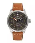 Citizen Eco-Drive with Black Dial and Brown Leather Strap