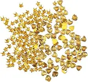 Tofficu 200pcs Love Button Rivets Craft Rivets for Doll Clothing Bag Accessories Metal