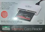 USB memory card reader 2.0 READS 11 DIFFERENT MEMORY FORMATS does not read SM