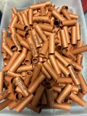 10x Quarter Paper Wrap/Tube/Roll $10 - Pre-Crimped - New Old Stock Vintage Rolls