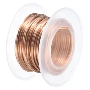 Soft Copper Wire (14 Gauge, 16.4 FT), 99.9% Pure Bare Copper Wire for Crafts