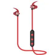 Xt22 Sports Wireless Bluetooth Earphone Magnetic Attraction Headset 3D Stereo Bass Headphone With Mic Red