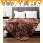 Soft and Plush King Size Tie-Dye Blanket - Moisture-Wicking Sherpa - 90x108