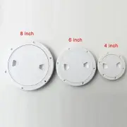 4"/6"/8" Diameter Access Hatch Cover Deck Plate Anti-slip Panel Boat/Marine H