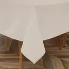 PU Faux Leather Rectangle Tablecloths | (TCE19-54120) Pebble Waterproof & Spi...