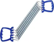 ARTSEWPLY Tensioner Forearm Exerciser Sports Fitness Stretch Band Forearm Strengthener Workout Equipment Chest Exerciser for Fitness Expander Pull Rope Spring Steel Blue