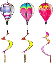 Hot Air Balloon Wind Spinners, Colorful Wind Spinners, Inflatable Outdoor Holiday Yard Decorations for Yard Children Halloween Festivals