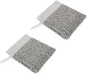 FOMIYES 2pcs Exfoliating Soap Bag Mesh Net Pouches for Soap Saving Face Wash Makeup Removal Drawstring Closure