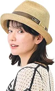 [CA4LA] Kashira DOU01995 Men's Folding Hat, Washable, Foldable, Daily, Casual, Spring/Summer, Ribbon, Reversible Size, Adjustable