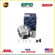 N47 PISTON SET x4 FOR BMW 118d 120d 220d 320d xDrive N47D20 MINI R56 2.0L