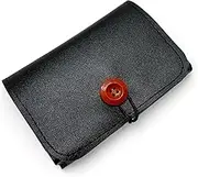 PU Leather Case Carrying Bag for Nintendo GBA/GBC/GBP, Anbernic RG351V, Retroid Pocket 1 - Portable Travel Case, Protective Pouch for Handheld Retro Game Console (Black)