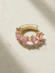 [Diane Kordas] Diane Kordas - 14-karat Gold Sapphire Ear Cuff - One size One size Gold