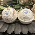 Natural Bath Bomb ! Red, Clover & Tea And Cool Fresh Aloe. Lot Of 2
