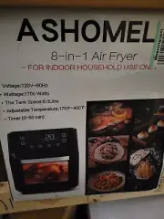 Ashomeli 8-in-1 Indoor Household Air Fryer Airfryer
