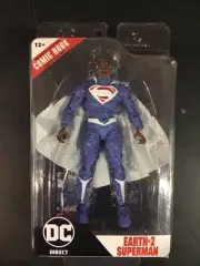 DC Direct EARTH-2 SUPERMAN 7” Action Figure + Comic Book McFarlane BRAND NEW MOC