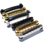 Tune-O-Matic bridge / Tailpiece combo in chrome. Black or Gold finish