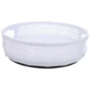 Rotating Shelf Shelving Cabinet Lids Storage Basket Baskets
