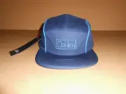 New OAKLEY 5 Panel Pipe Hat Strap back Dark Blue Sz. L / XL !!!