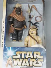Star Wars Return of the Jedi Battle of Endor Ewoks - Hasbro 2003 Action Figures